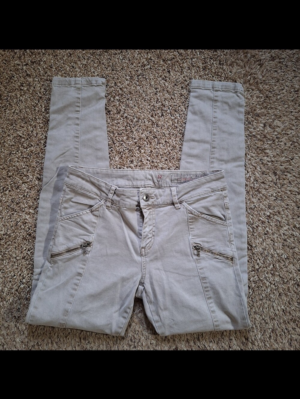 Vintage edc by Esprit Utility Zipper Skinny Jeans Size 6 (28)
